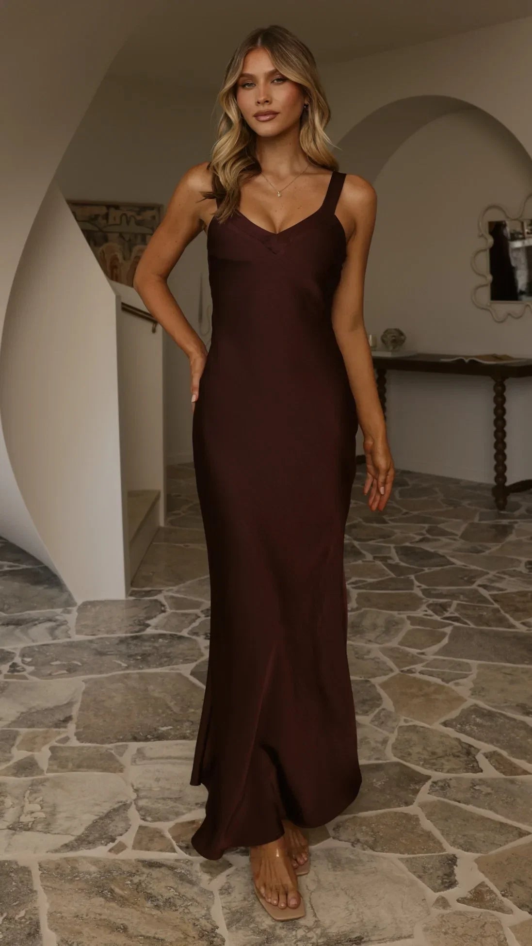 Andie Maxi Dress Chocolate