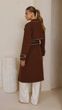 Blanca Trench Coat Espresso