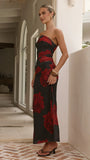 Freeda Maxi Dress Black Floral
