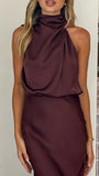 Esther Maxi Dress Chocolate
