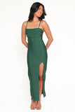 Louisa Midi Dress Emerald Green