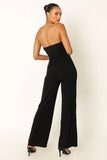 Nyla Sweetheart Jumpsuit Black