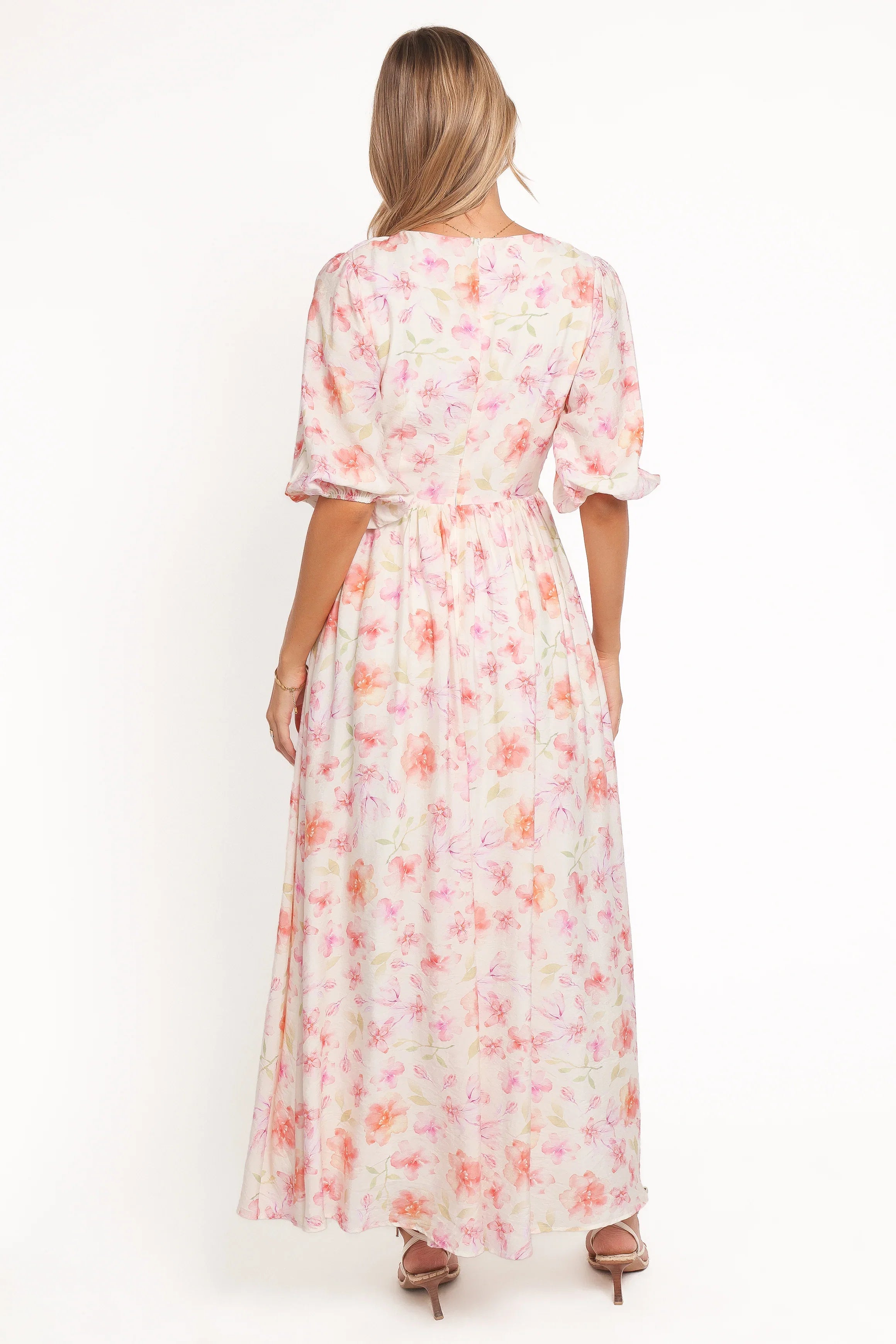 Andara Maxi Dress White Floral