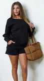 Anastacia Lounge Set Black