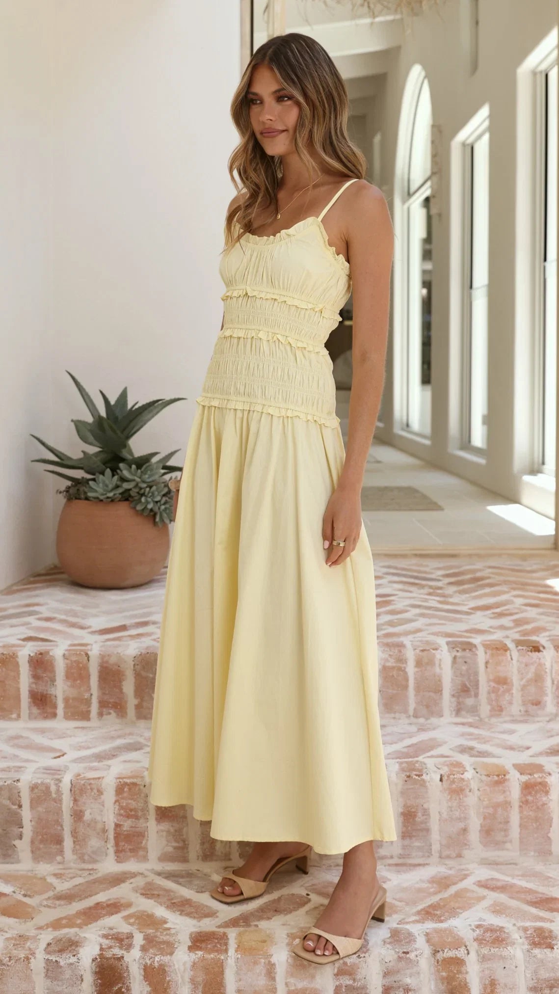 Vida Maxi Dress Yellow