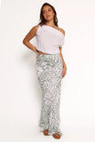 Willow Maxi Skirt Sage Print