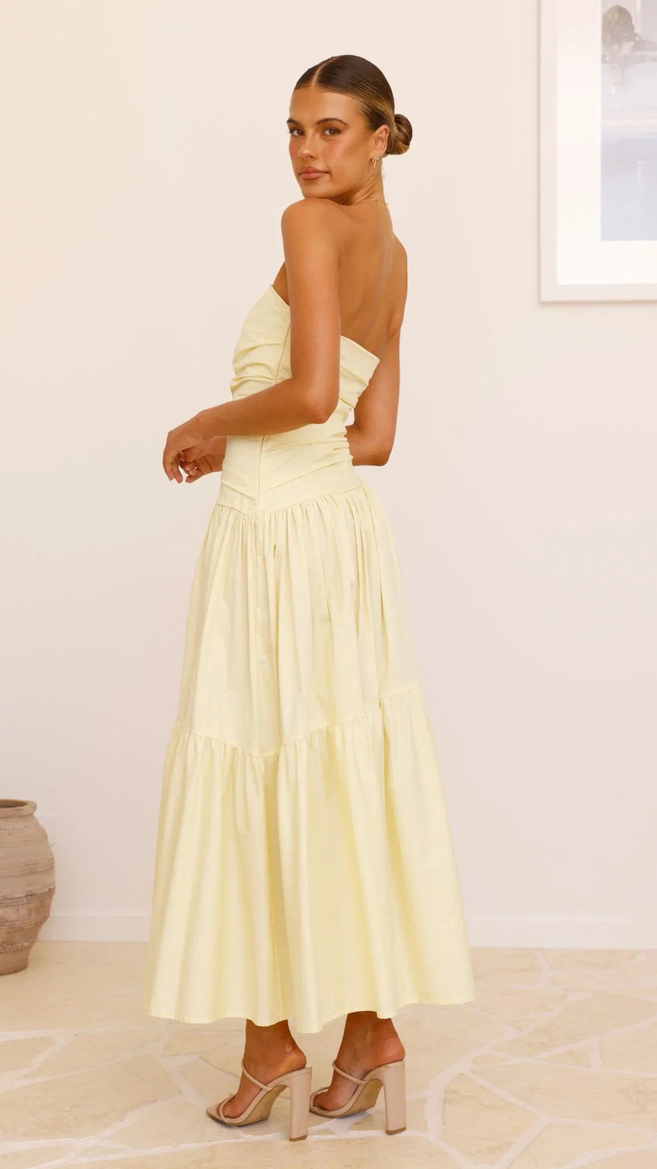 Lola Maxi Dress Yellow