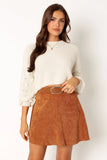 Tammy Cord Skirt Gucci