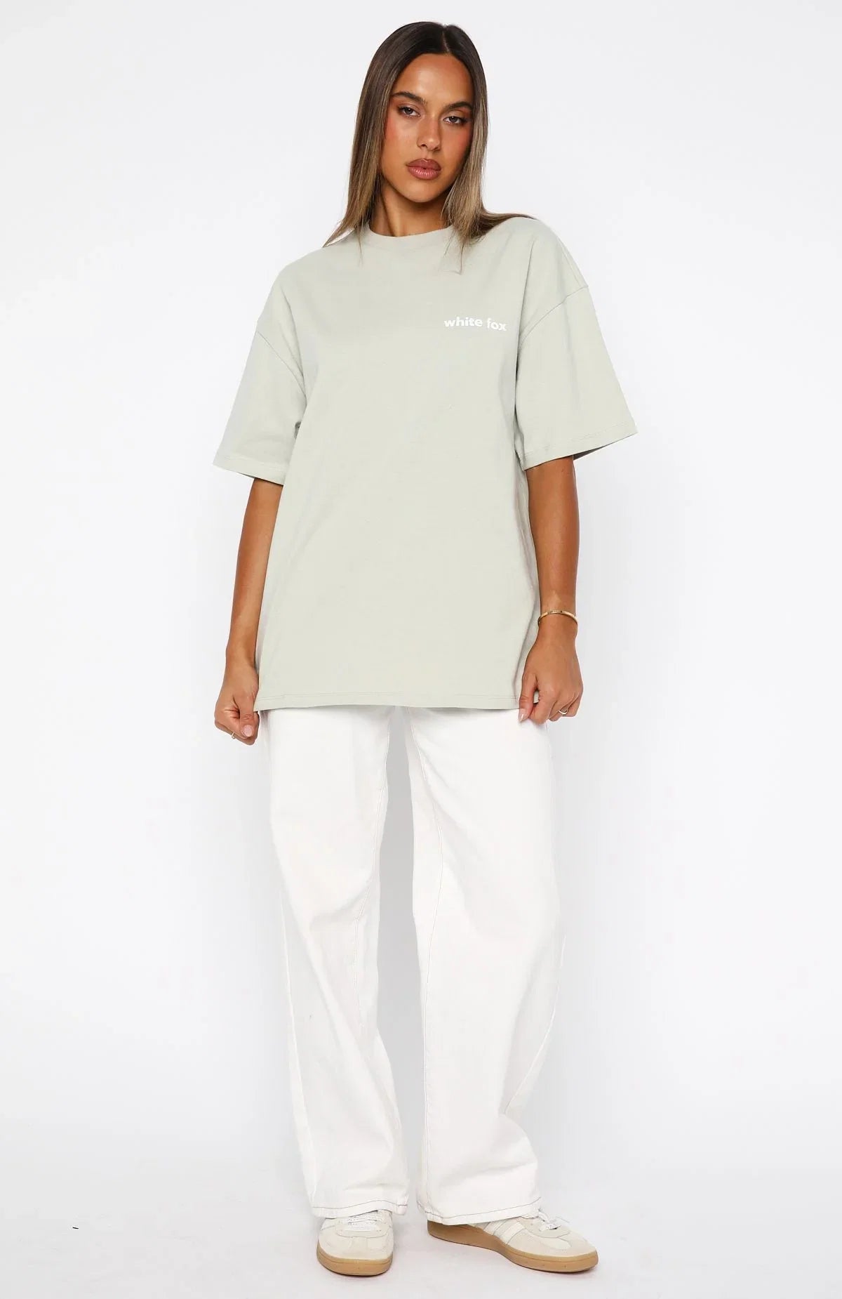 No Mercy Oversized Tee Sage