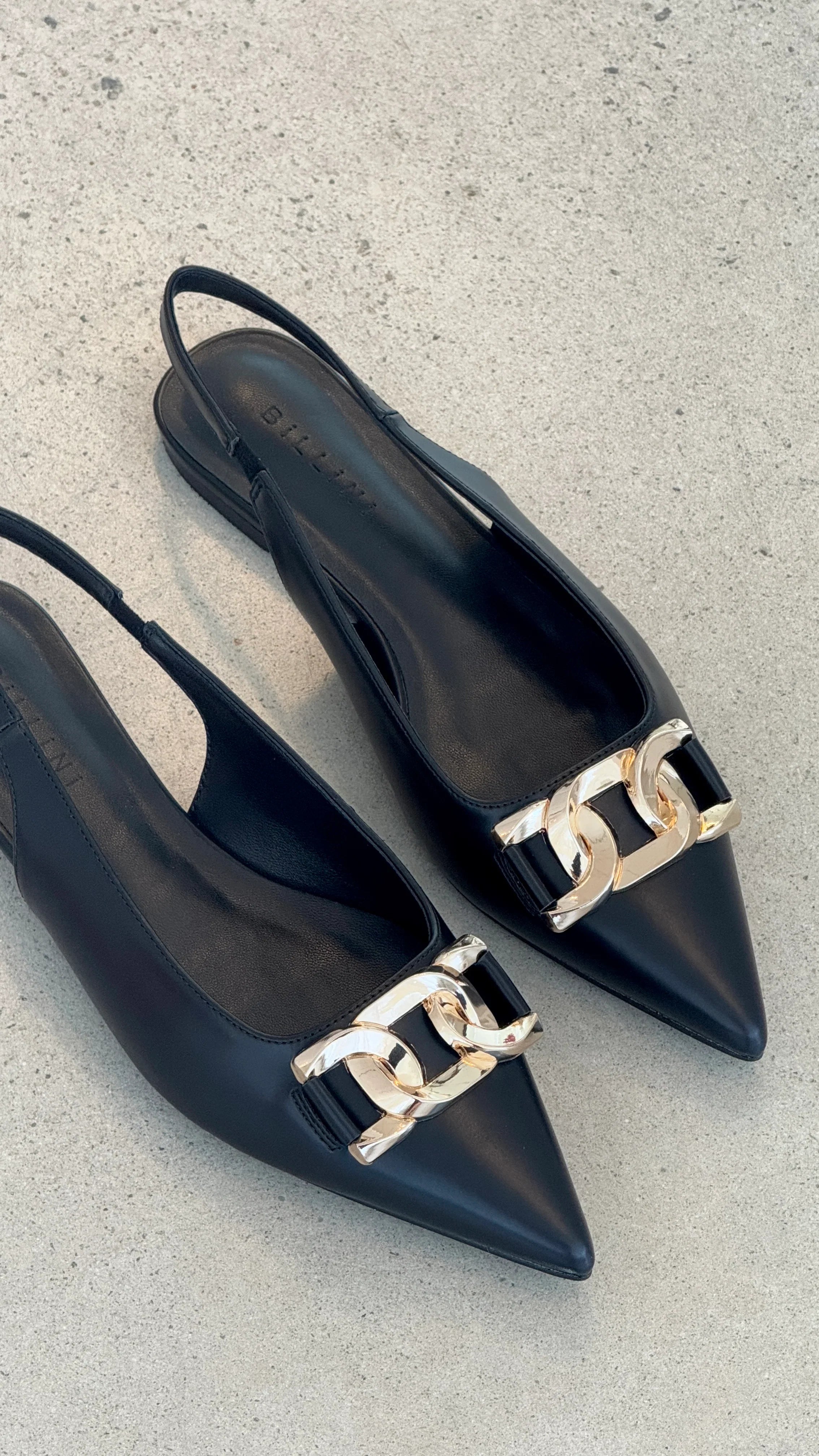 Jane Ballet Flats Black