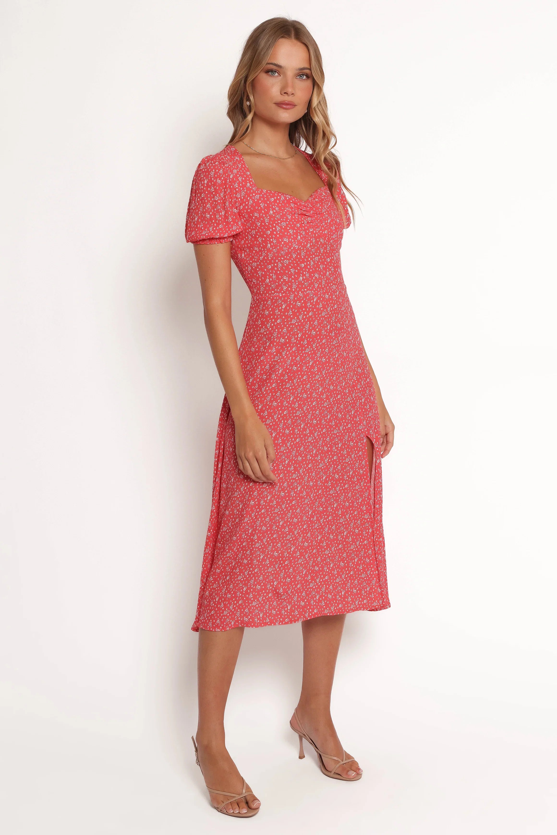 Franklin Dress Red Floral