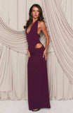 Twilight Temptation Maxi Dress Plum