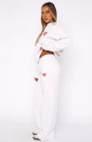 11th Street City Girl At Heart Wide Leg Sweatpants Cherry Glaze