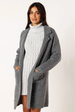 Skylar Open Front Coatigan Grey