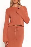 Rooney Knit Sweater Cinnamon