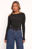 Darma Long Sleeve Top Black