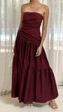 Lola Maxi Dress Burgundy