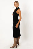 Sunni Turtleneck Midi Dress Black