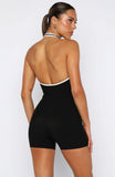 Breakthrough Playsuit Black White