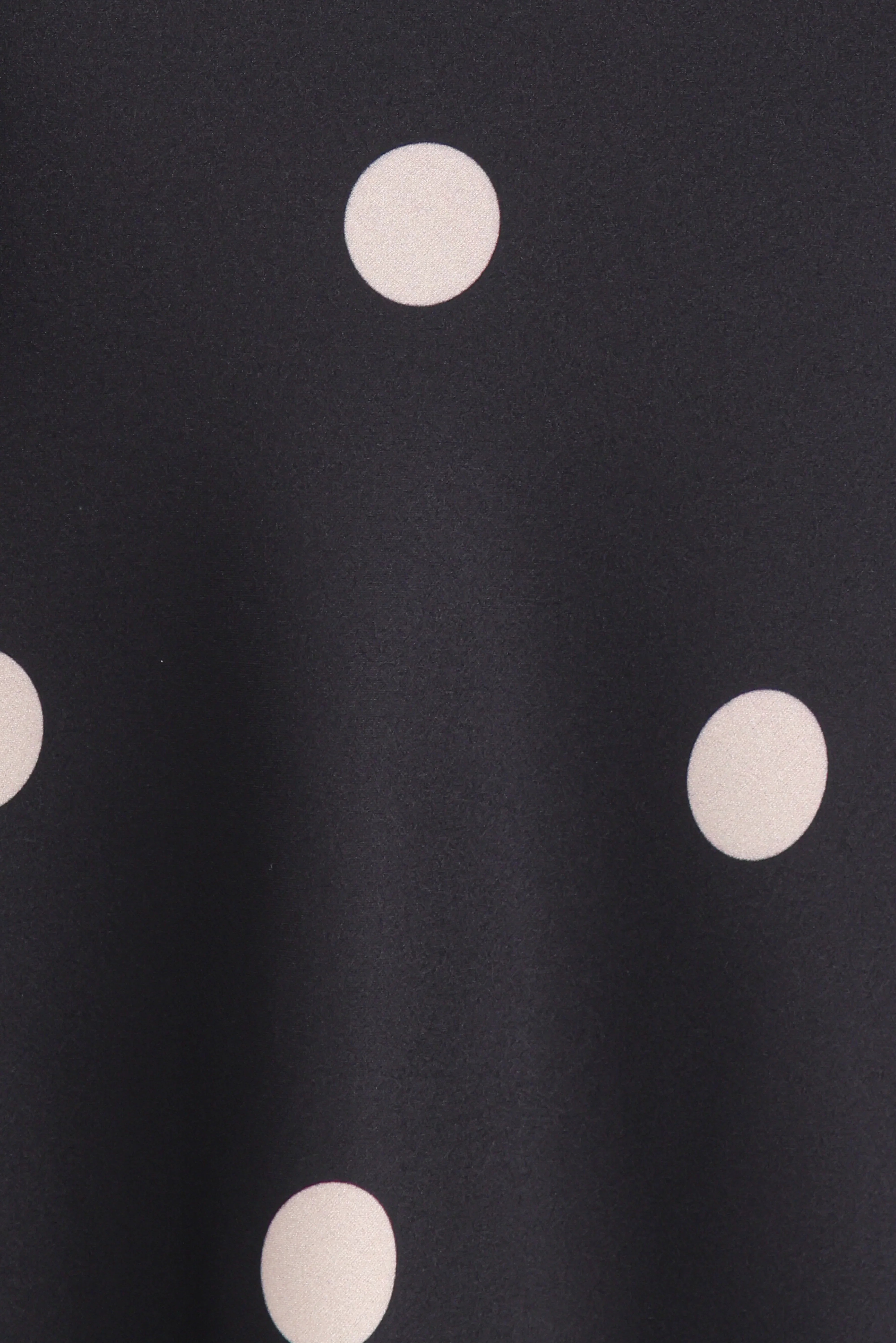 Jutta Strapless Maxi Dress Black Polka Dot