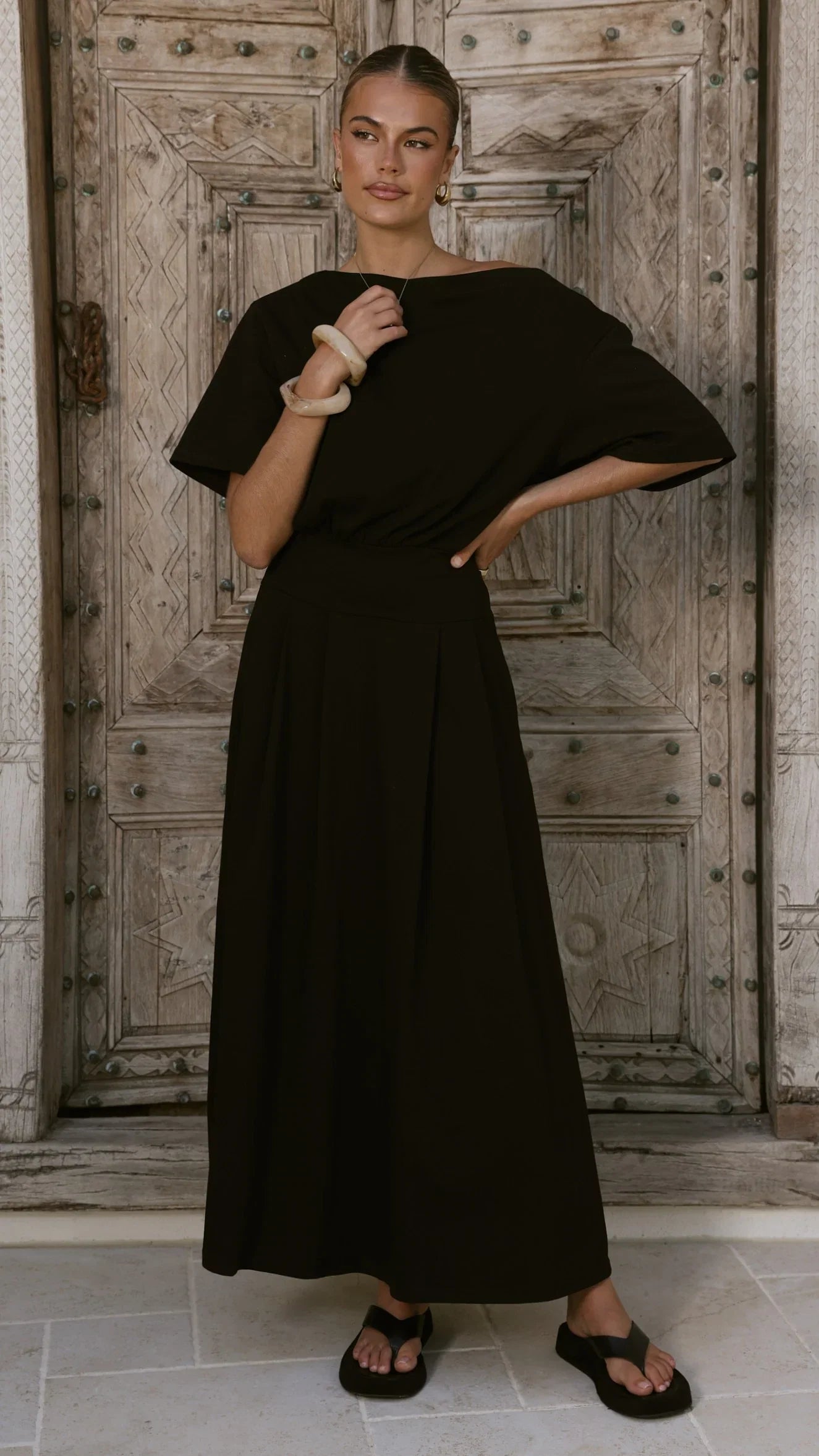 Aleski Maxi Dress Black
