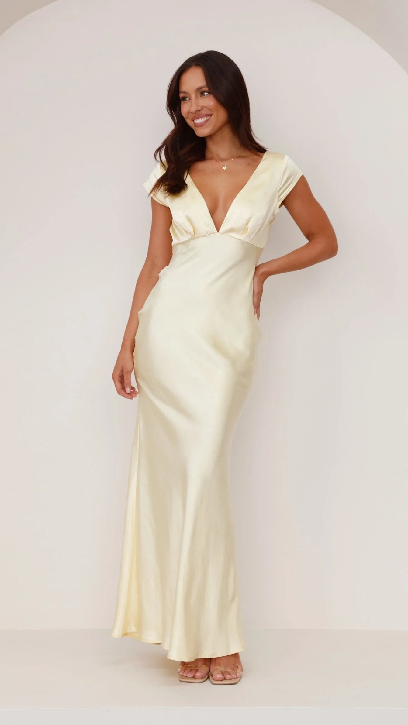Amelia Maxi Dress Yellow