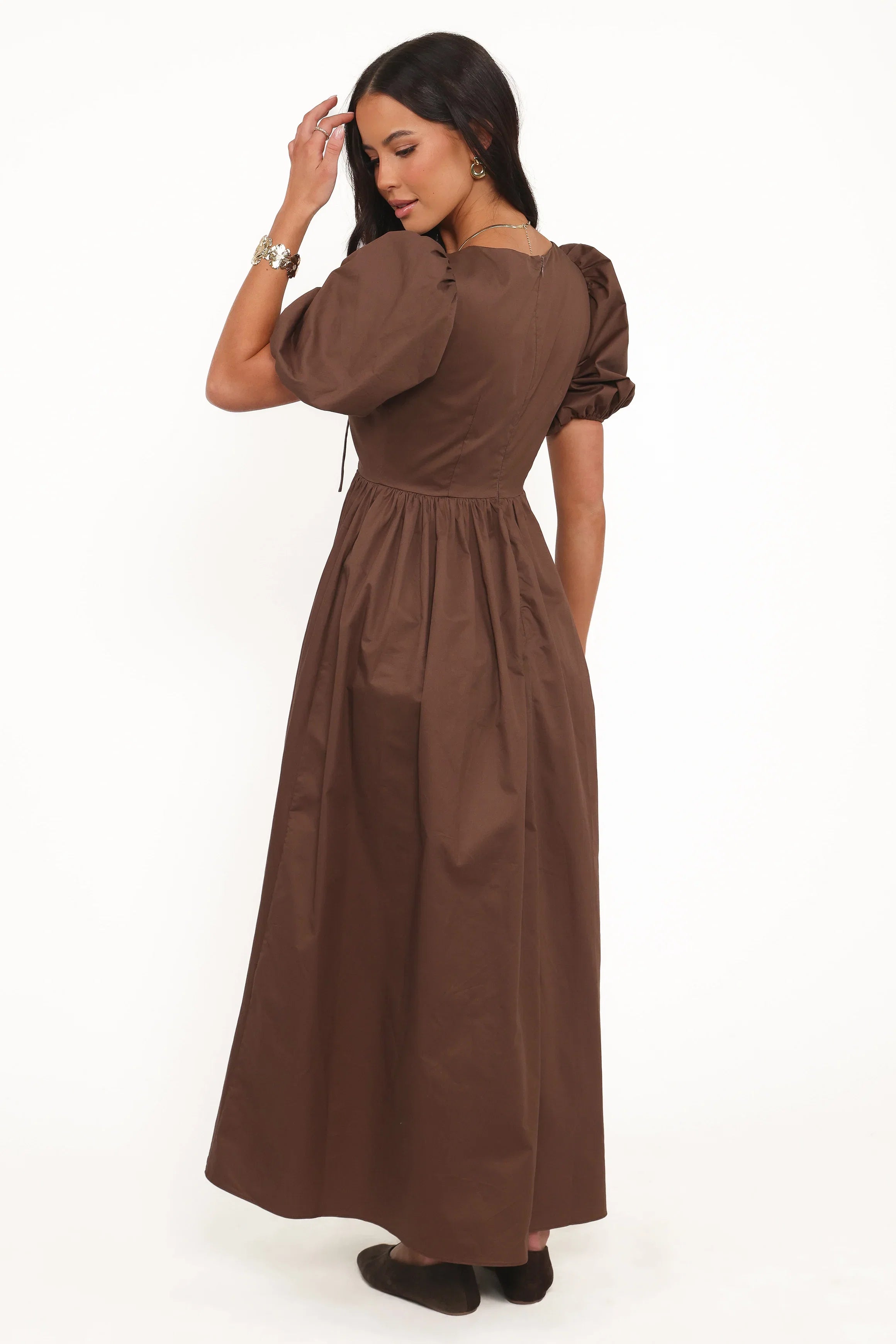 Karla Maxi Dress Bitter Chocolate
