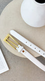 Stacey Belt Chalk Gold