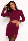 Vara Two Piece Set Plum