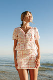 Pippi Top Sunset Check