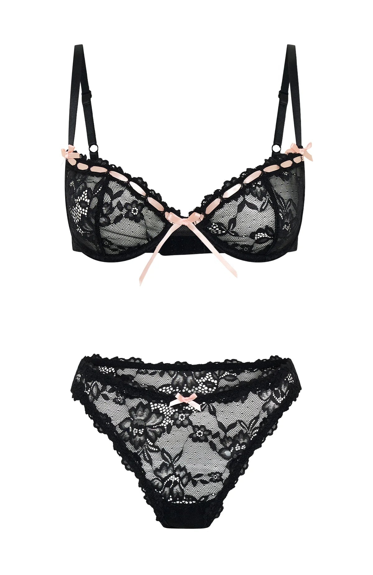Darling Desire Lingerie Set Black