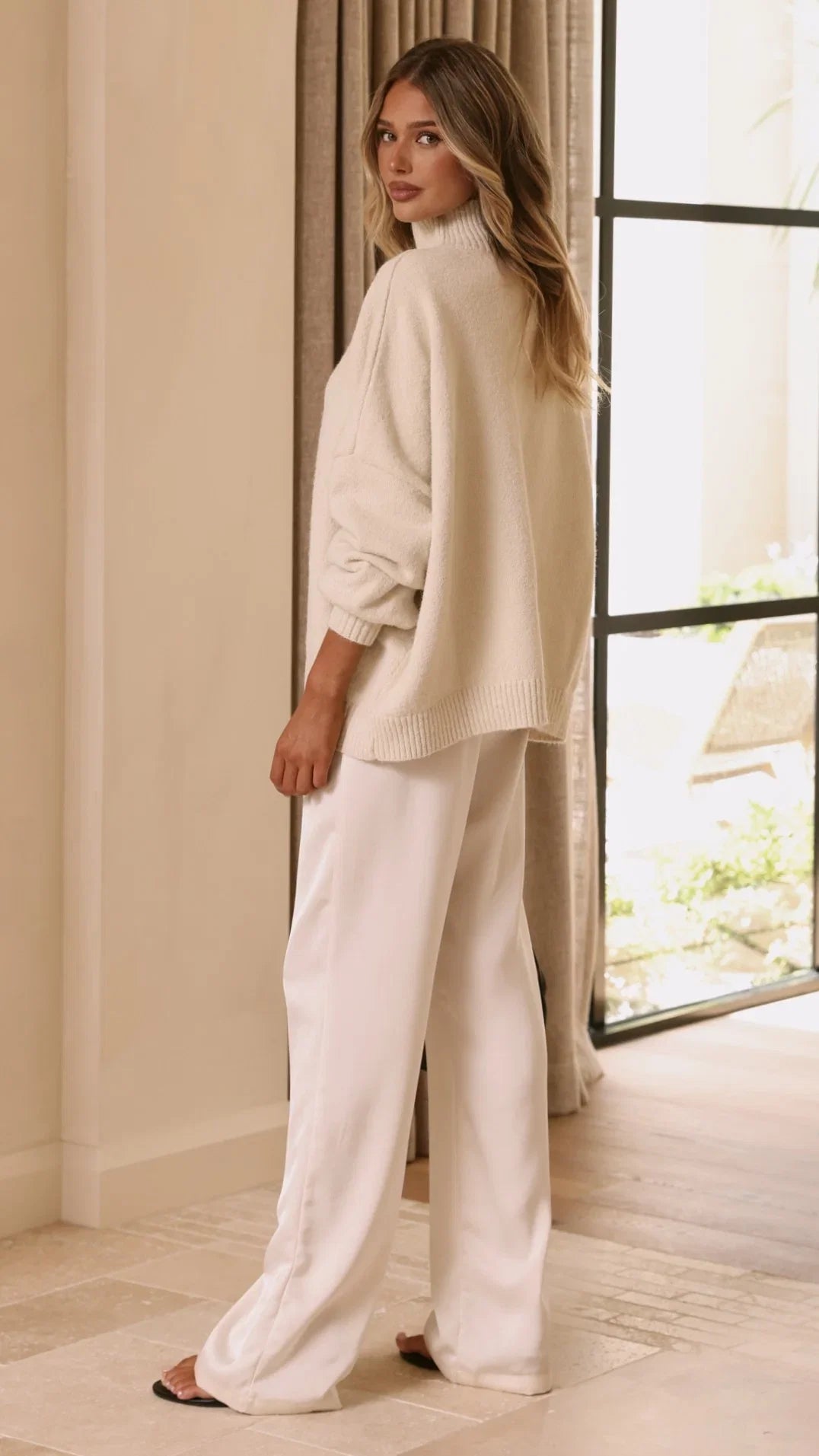 Harita Knitted Sweater Cream