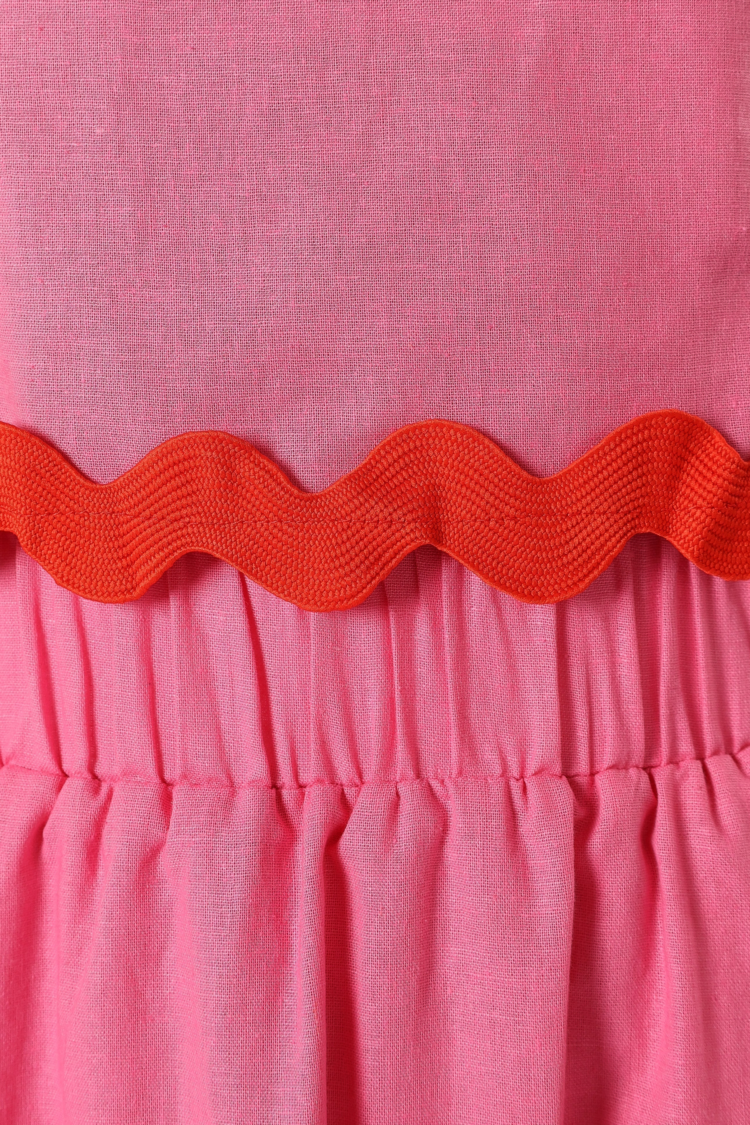 Chrissy Two Piece Set Pink Red
