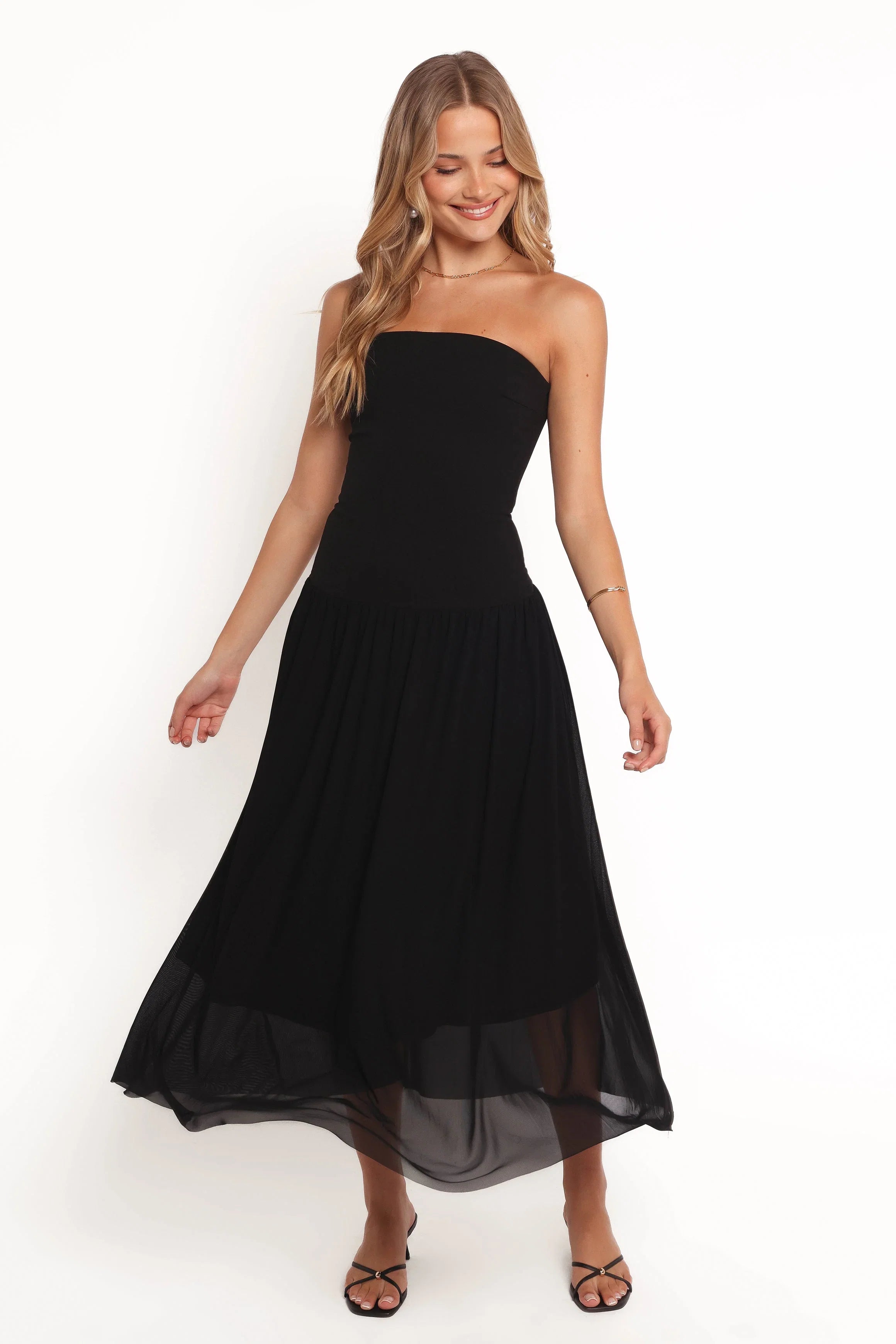 Caitie Midi Dress Black