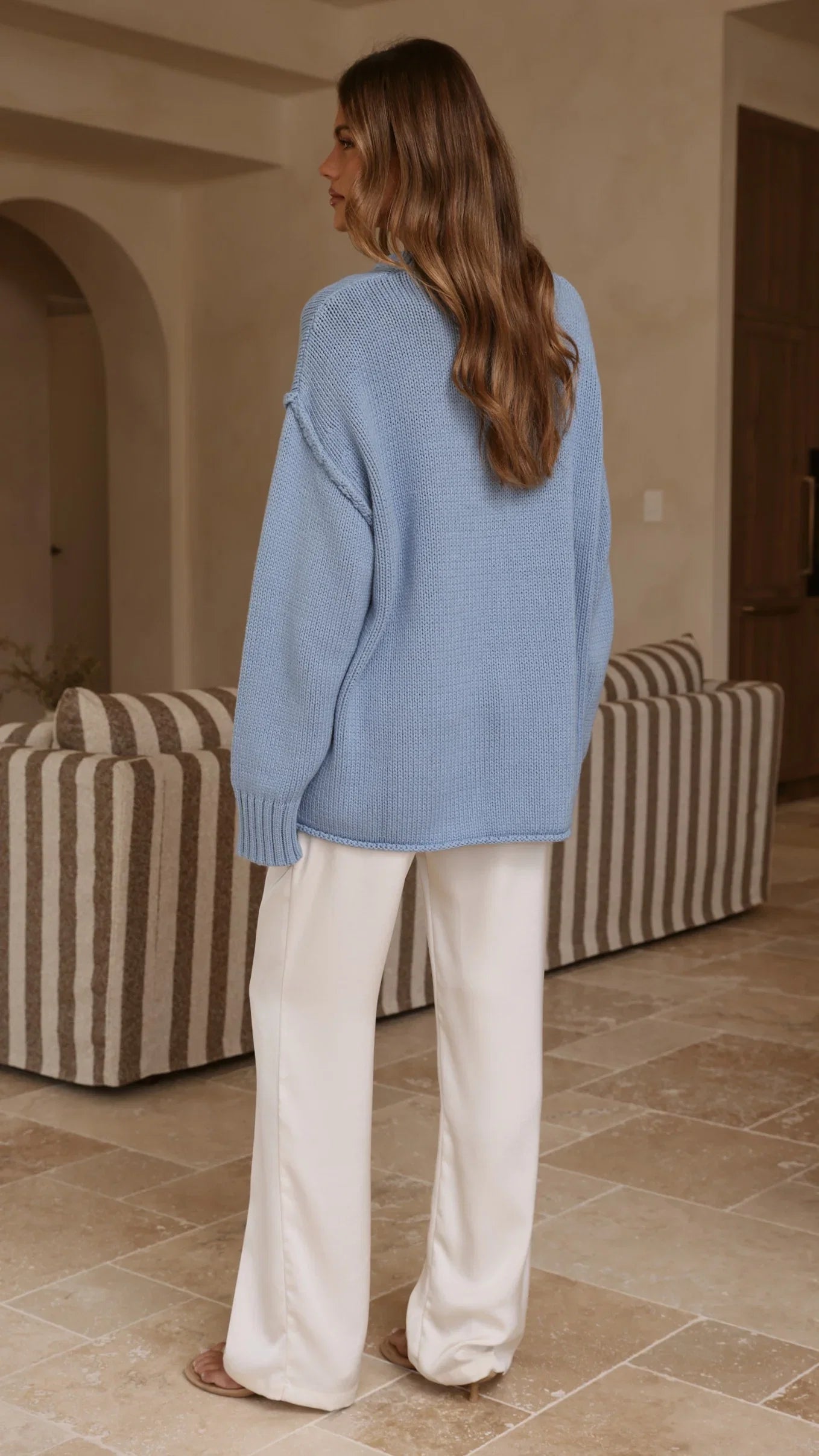 Hayden Knit Jumper Blue