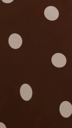 Jianna Maxi Dress Chocolate Cream Polka Dot