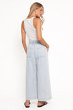 Jenni Wide Leg Pant Light Wash