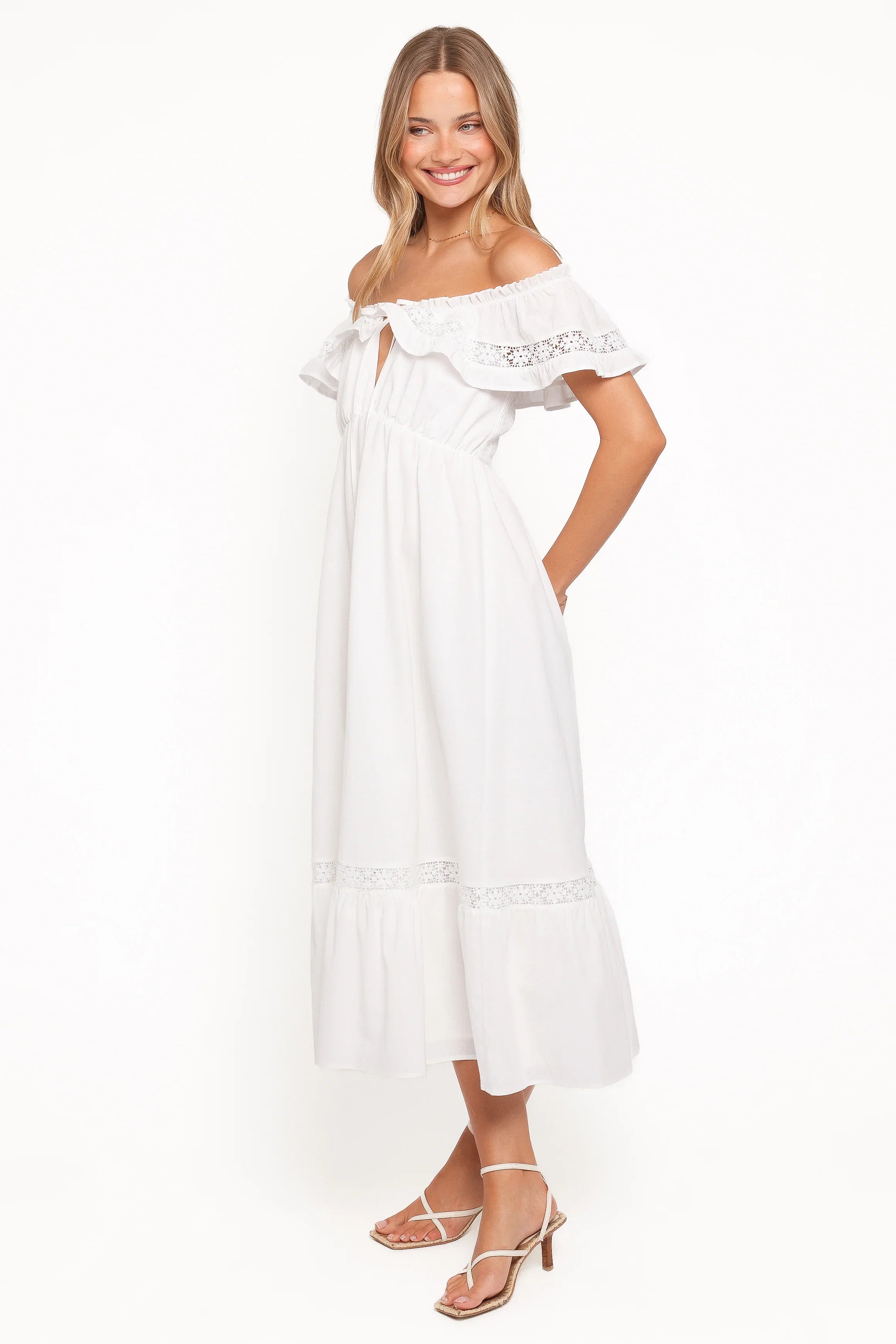 Janelle Dress White