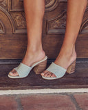 Ameliah Vegan Leather Heel Mules