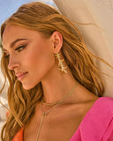 Ocean Glow Drop Starfish Earrings