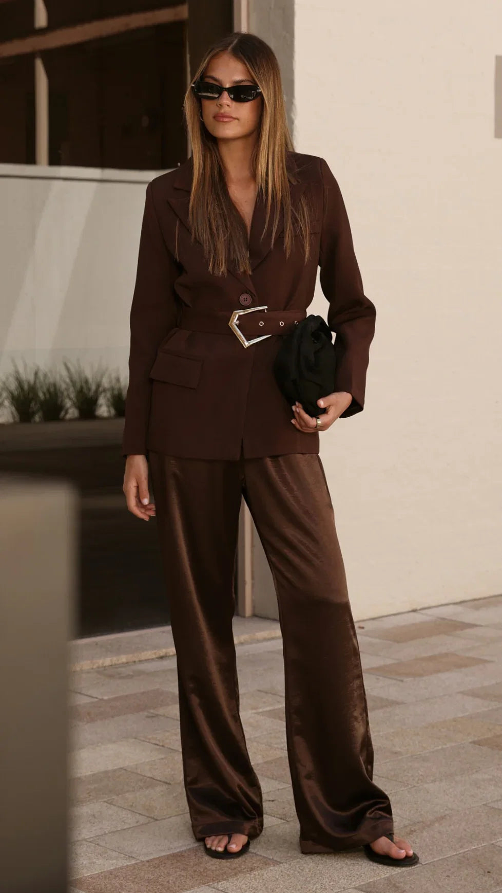 Valissa Blazer Chocolate