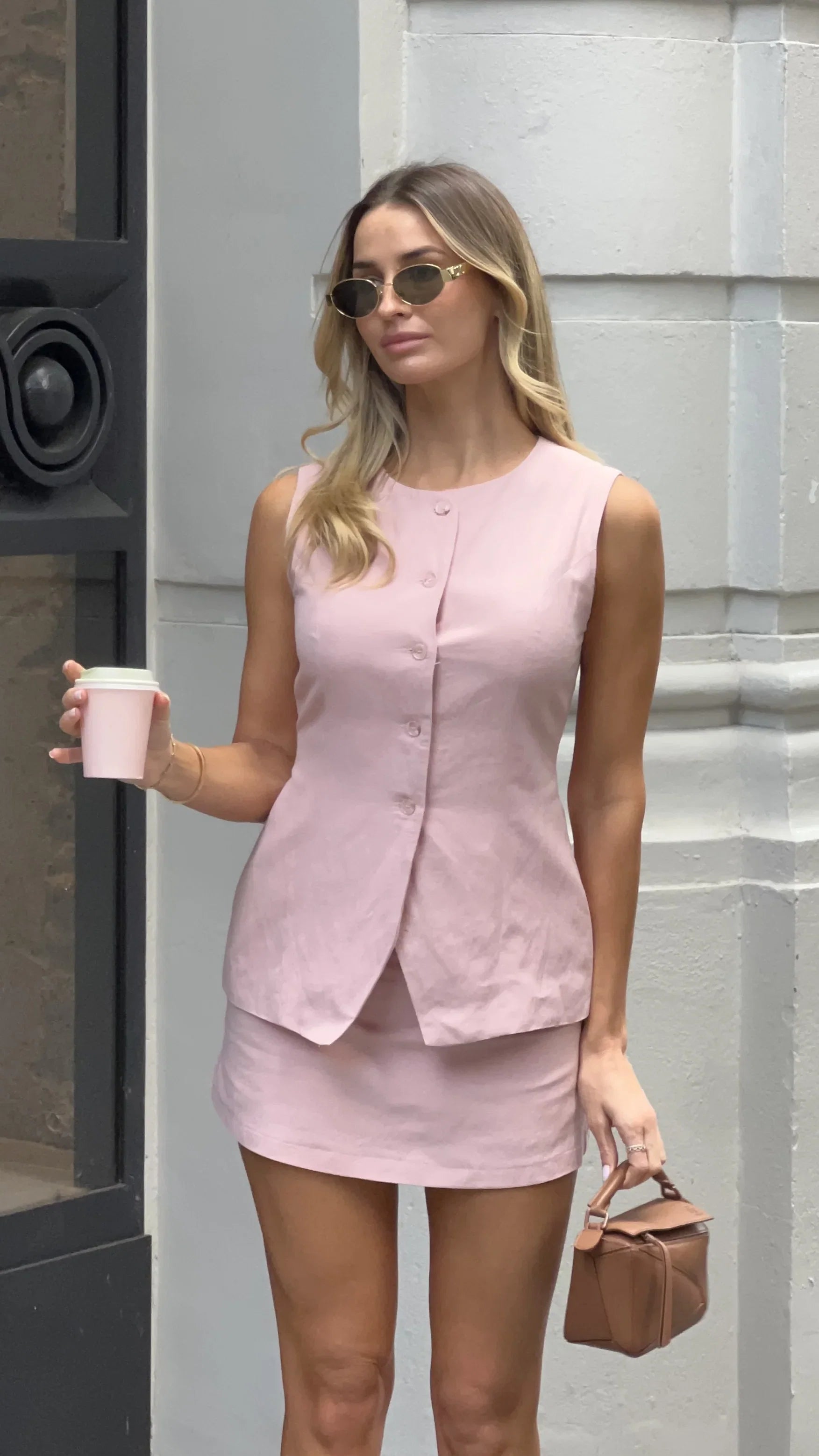 Selina Mini Skort Pink