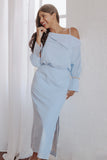 Broderick Midi Dress Blue Stripe