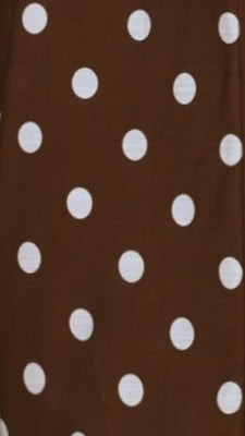 Astra Jumpsuit Chocolate Polka