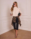 Cool Mornings Bubble Hem Bomber Jacket