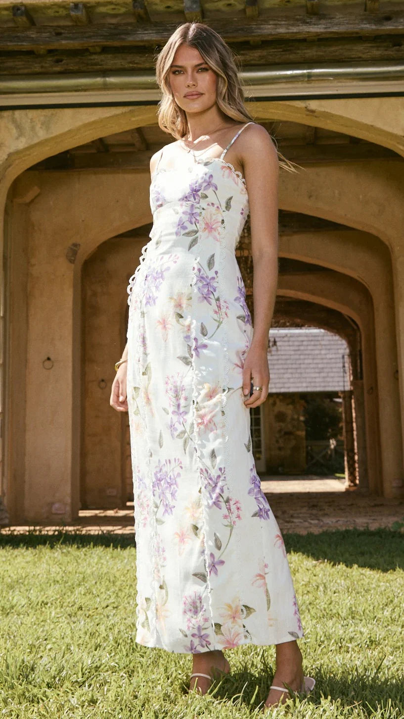 Carlia Maxi Dress Botanical Bloom