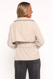 Franklin Cropped Trench Ecru