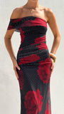 Freeda Maxi Dress Black Floral
