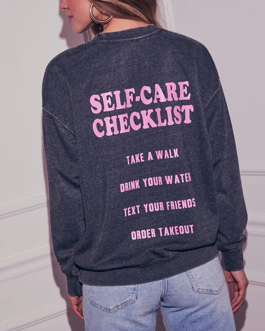 Self Love Club Graphic Sweatshirt