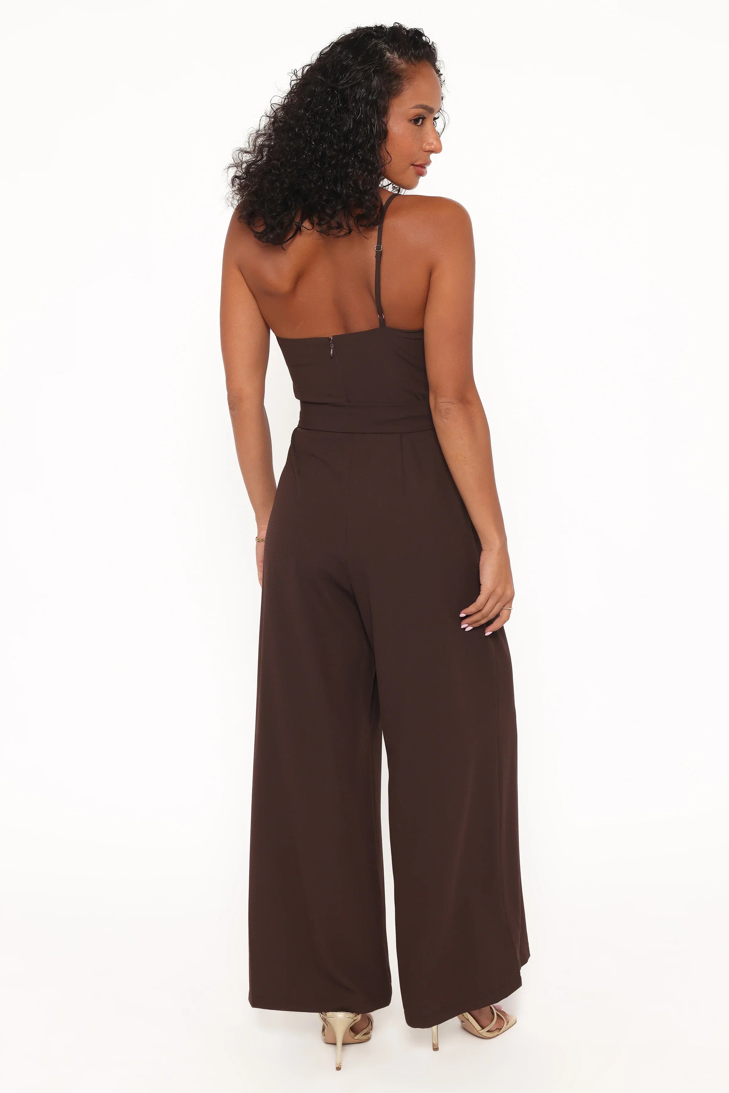 Leyton Jumpsuit Chocolate Brown